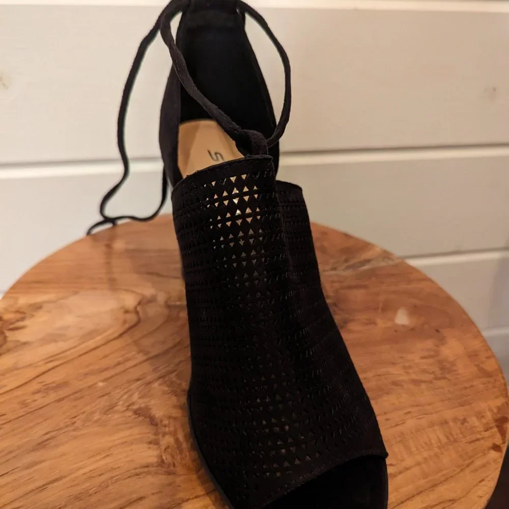 NEW Soda Dress Sandals Black - Picture 4 of 5